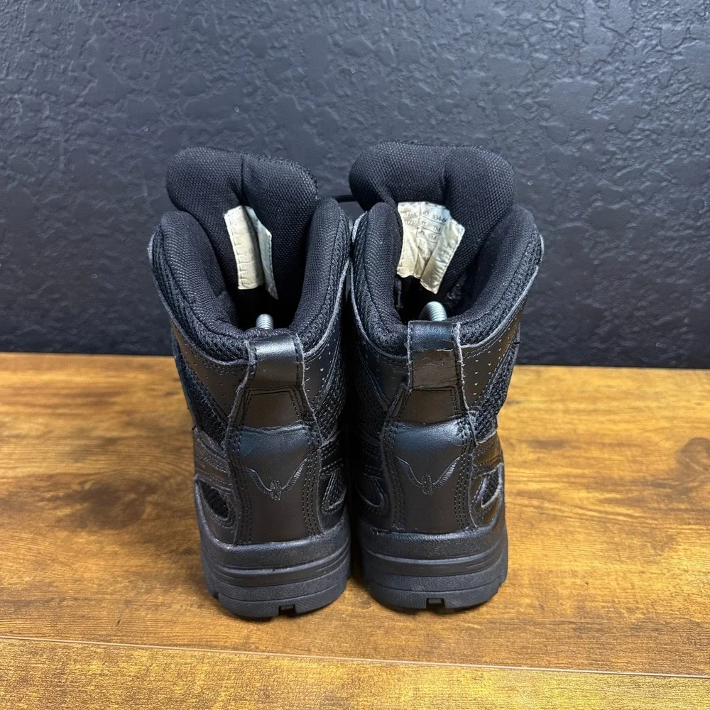 Thorogood Z-Strap 834-6064 Black Leather Tactical Duty Boots Mens 7M Womens 9M